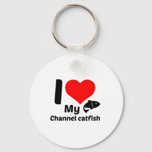 I love my Channel catfish Keychain