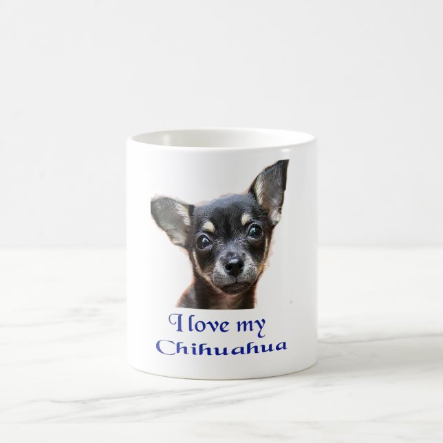 I Love my Chihuahua Coffee Mug (Center)