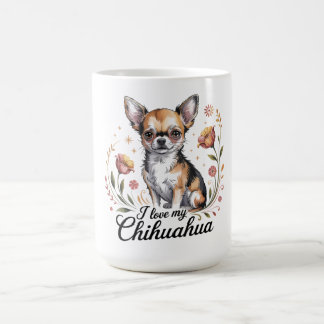 I love my chihuahua  coffee mug