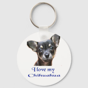 I love My Chihuahua Keychain