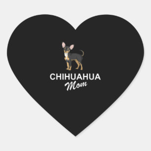 I Love My Chihuahua Lover Giftidea Chiwawa Mom Heart Sticker
