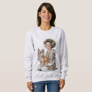  i love my chihuahua  sweatshirt