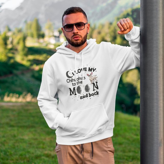 I Love My Chihuahua to the Moon and Back Sweat - s (Créateur téléchargé)