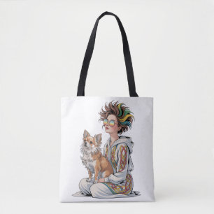 i love my chihuahua tote bag