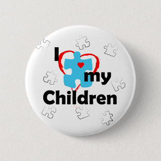I Love My Children - Autism 2 Inch Round Button