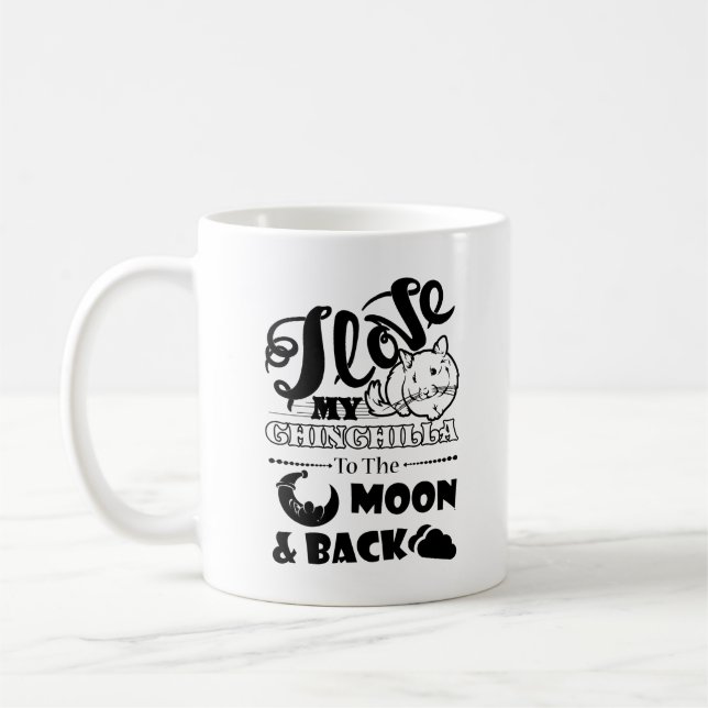 I Love My Chinchilla Mug (Left)