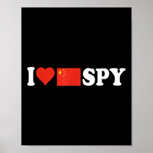 I Love My Chinese Spy, I Heart Chinese Spy,china F Poster