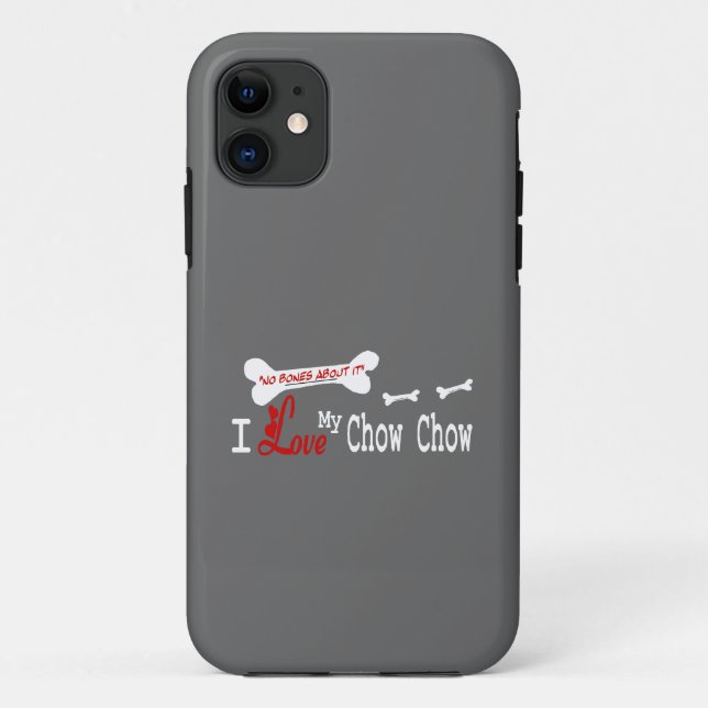 I Love My Chow Chow Case-Mate iPhone Case (Back)