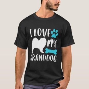 I Love My Chow Granddog Dog Lover Grandma Grandpa T-Shirt