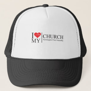 I Love My Church Trucker Hat