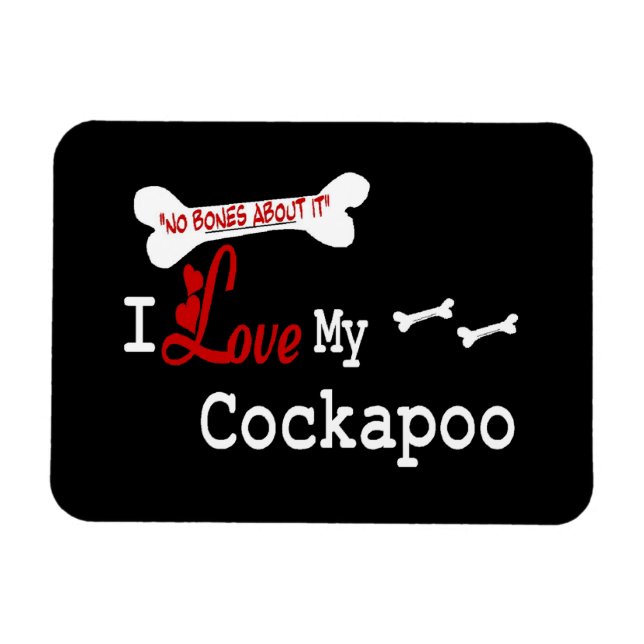 I Love My Cockapoo Magnet (Horizontal)