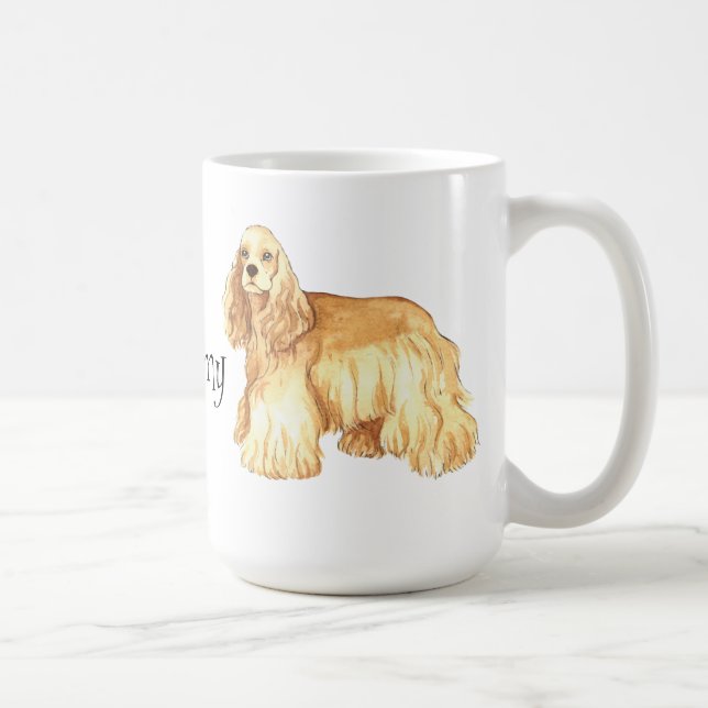 I Love my Cocker Spaniel Coffee Mug (Right)
