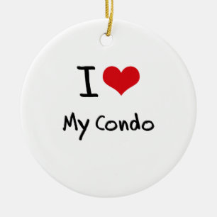 I love My Condo Ceramic Ornament