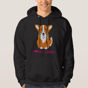 I Love My Corgi  714 Hoodie