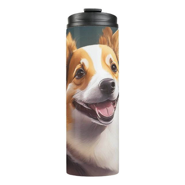 I Love My Corgi | Cute Dog Owner's Thermal Tumbler (Front)