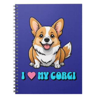 I Love My Corgi Notebook