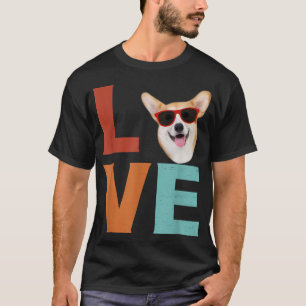 I Love My Corgi Vintage T-Shirt