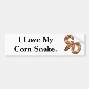 I Love my Corn Snake. Bumper Sticker