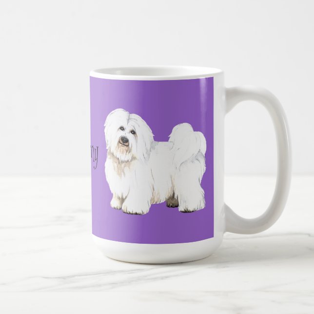 I Love my Coton de Tulear Coffee Mug (Right)