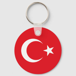 I Love MY Country Turkey Flag The MUSEUM Zazzle Keychain