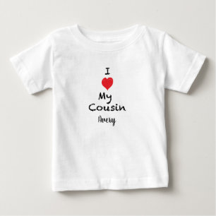 I love My Cousin Customizable Baby Shirt