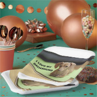 I Love My Cream Dachshund with picture