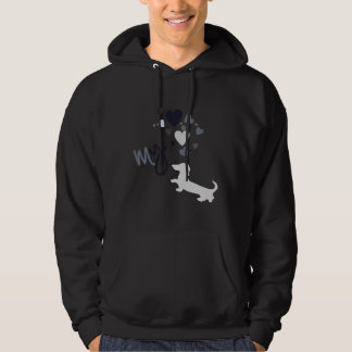I Love My Dachshund ! Hoodie