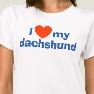 I Love My Dachshund Tank Top
