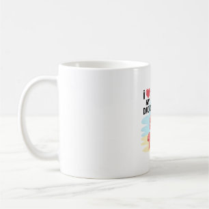 I Love My Daddy - Flamingo Love Coffee Mug