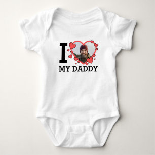 I Love My Daddy Mom Aunt Uncle Grandma Grandpa Baby Bodysuit