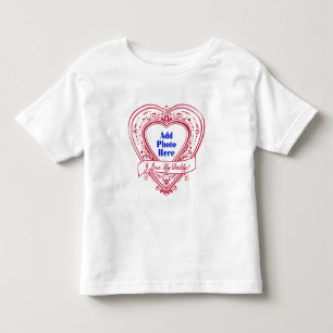 I Love My Daddy! Photo Red Hearts Toddler T-shirt