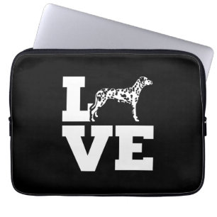 I Love My Dalmatian Dog Laptop Sleeve