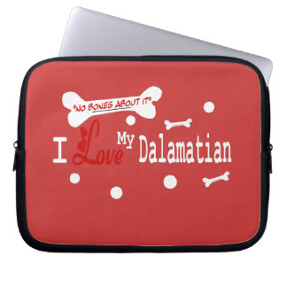 I Love My Dalmatian Laptop Sleeve