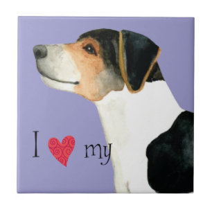 I Love my Danish-Swedish Farmdog Tile