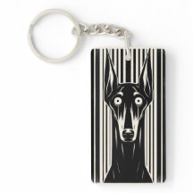 I Love My Doberman Éffrayant Gothique Vintage