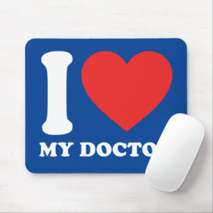 I Love My Doctor Mouse Pad