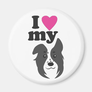 I Love My Dog! Magnet