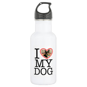 I Love My Dog Personalized 532 Ml Water Bottle