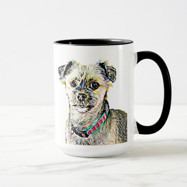 I Love my Dog Personalized Coffee Mug (Right)