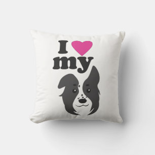 I Love My Dog! Throw Pillow