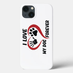 I love my dog throw pillow iPhone 13 case