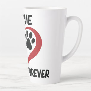 I love my dog throw pillow latte mug