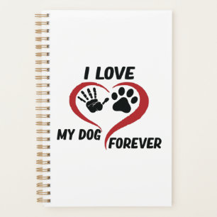 I love my dog throw pillow planner
