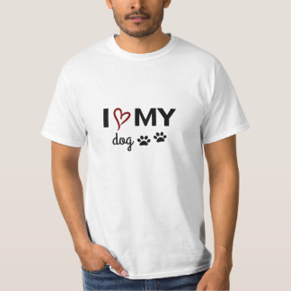 I Love My Dog Unisex Tee