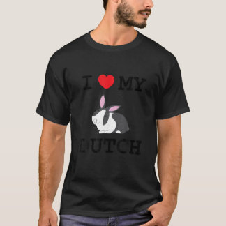 I Love My Dutch Rabbit t-shirt
