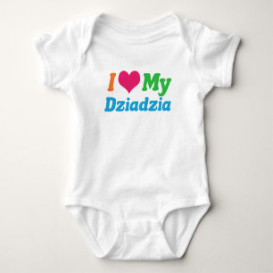 I Love My Dziadzia Baby Bodysuit