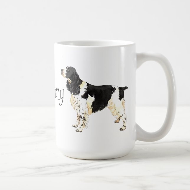 I Love my English Springer Spaniel Coffee Mug (Right)