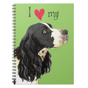 I Love my English Springer Spaniel Notebook