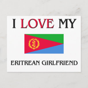 I Love My Eritrean Girlfriend Postcard