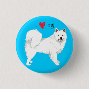 I love my Eskie 1 Inch Round Button